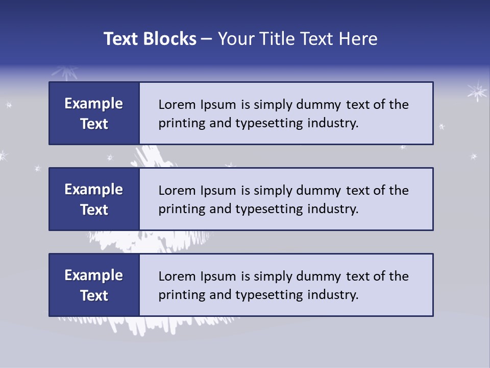 Snow Silent Cold PowerPoint Template