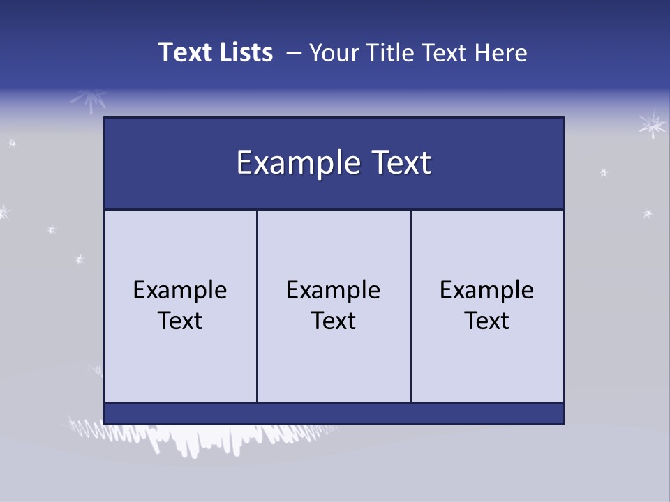 Snow Silent Cold PowerPoint Template