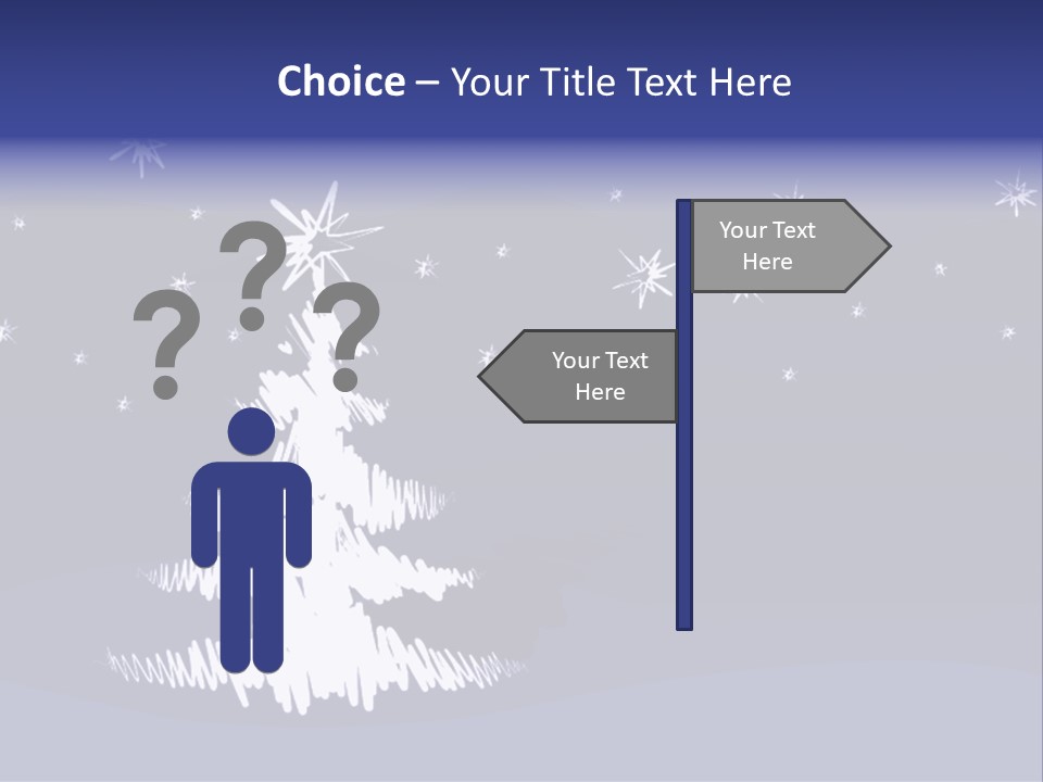 Snow Silent Cold PowerPoint Template