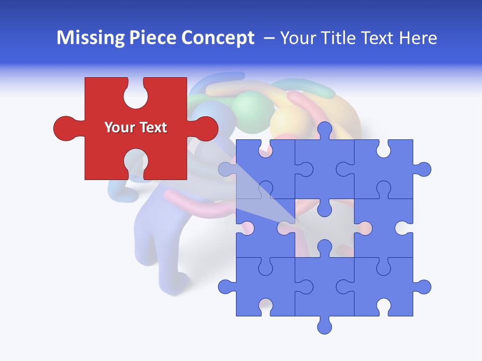 A Group Of Colorful People Hugging Each Other PowerPoint Template