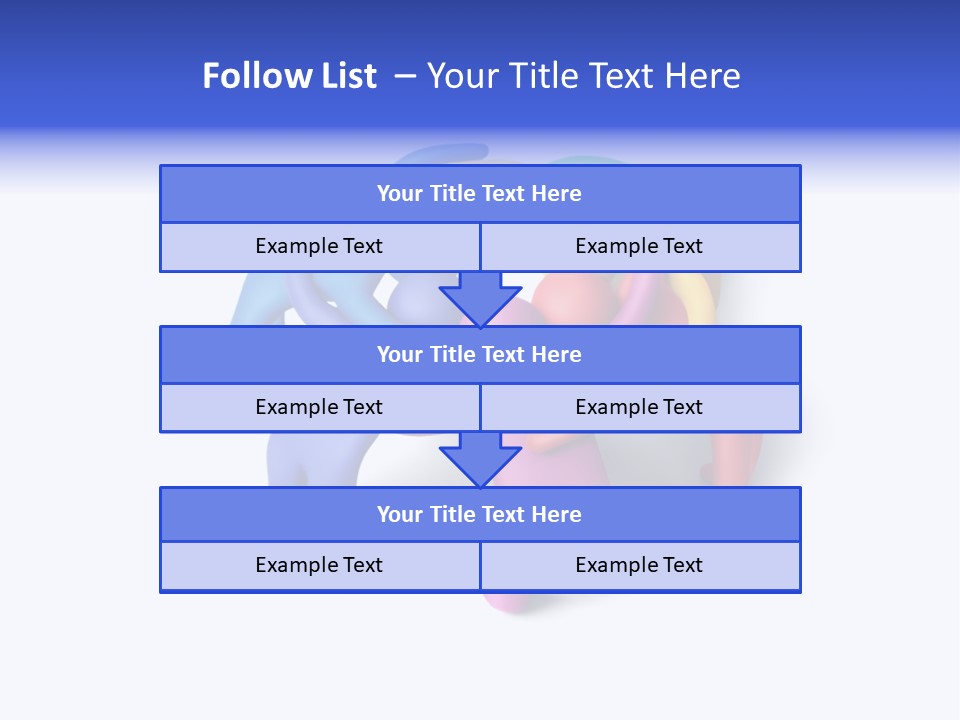 A Group Of Colorful People Hugging Each Other PowerPoint Template