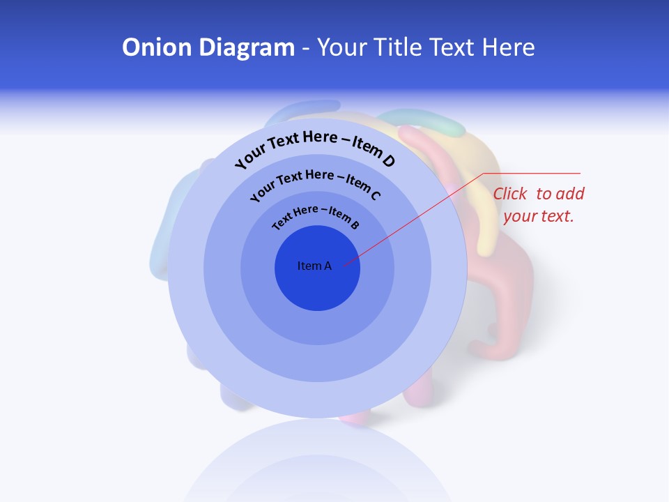A Group Of Colorful People Hugging Each Other PowerPoint Template
