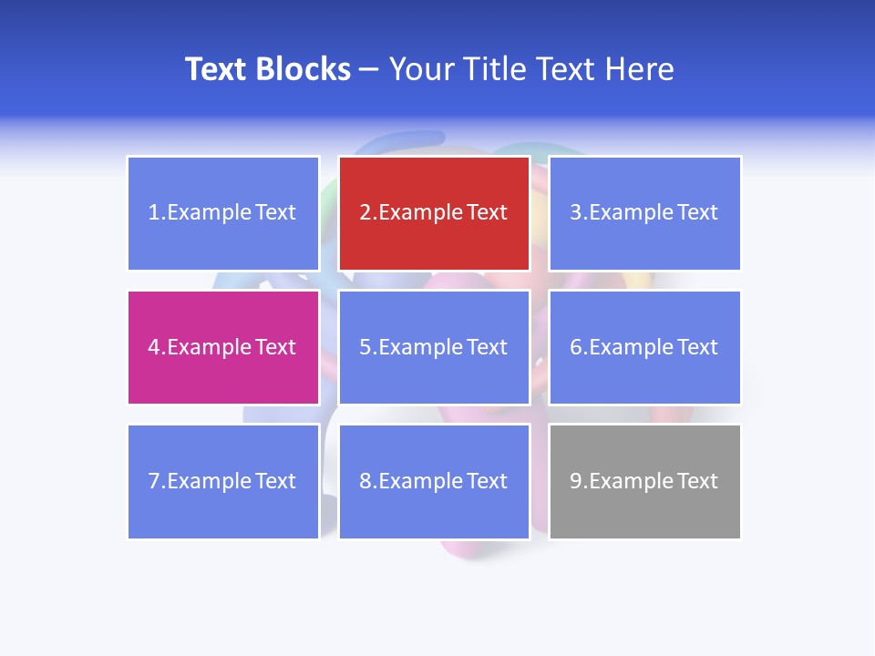 A Group Of Colorful People Hugging Each Other PowerPoint Template
