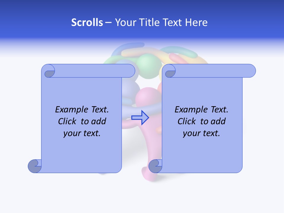 A Group Of Colorful People Hugging Each Other PowerPoint Template