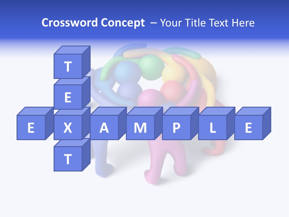 A Group Of Colorful People Hugging Each Other PowerPoint Template