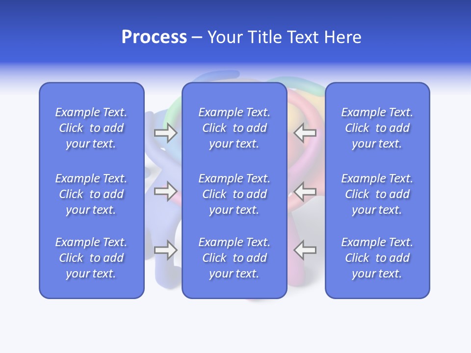 A Group Of Colorful People Hugging Each Other PowerPoint Template