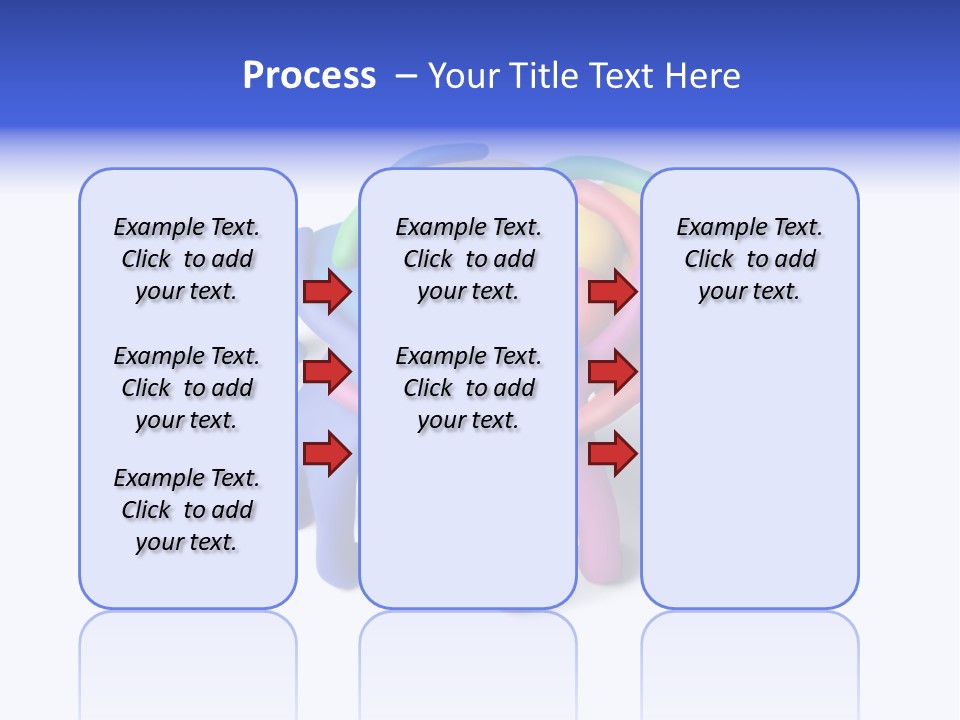 A Group Of Colorful People Hugging Each Other PowerPoint Template