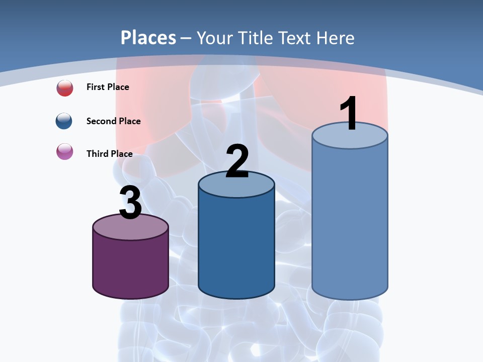 A Medical Powerpoint Presentation With A Diagram Of The Lungs PowerPoint Template