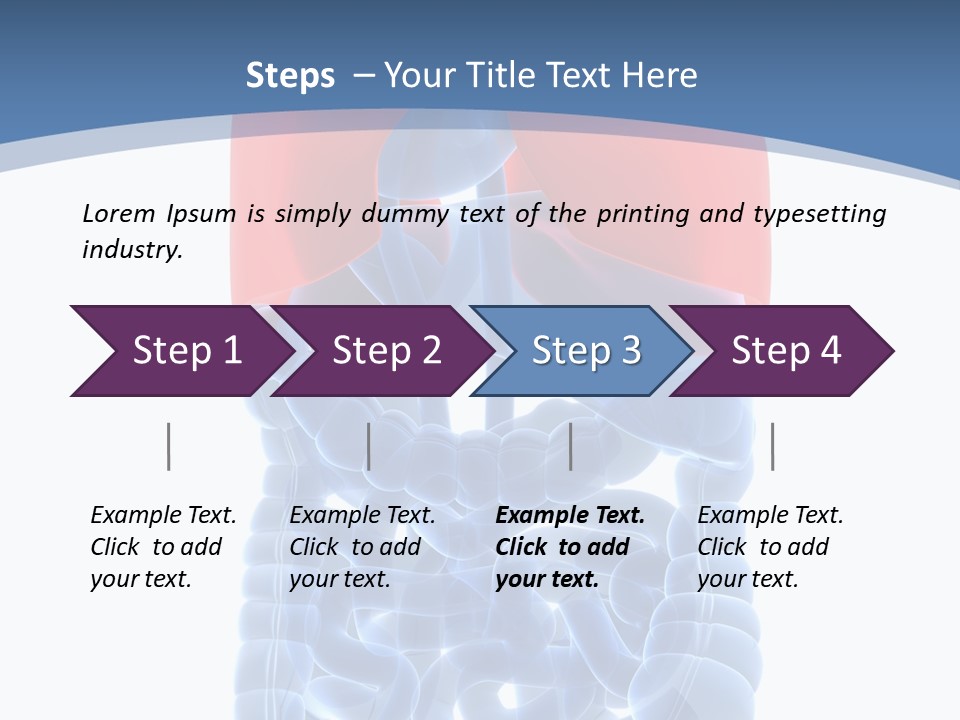 A Medical Powerpoint Presentation With A Diagram Of The Lungs PowerPoint Template