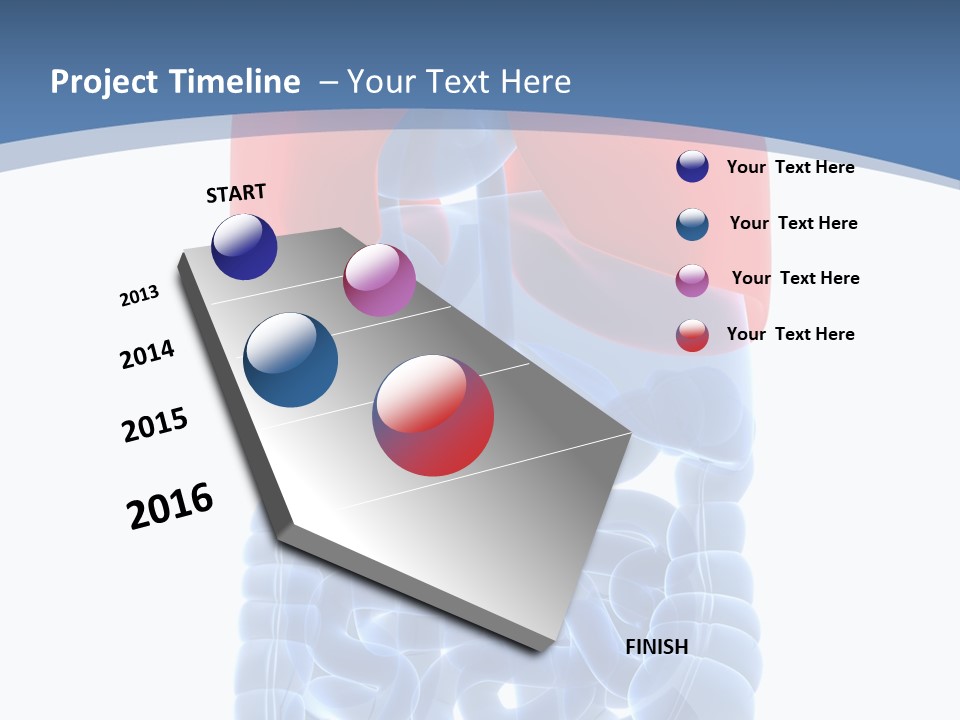 A Medical Powerpoint Presentation With A Diagram Of The Lungs PowerPoint Template
