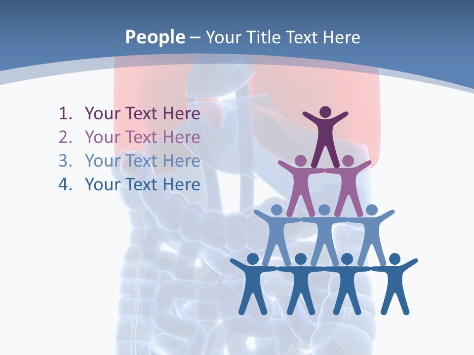 A Medical Powerpoint Presentation With A Diagram Of The Lungs PowerPoint Template
