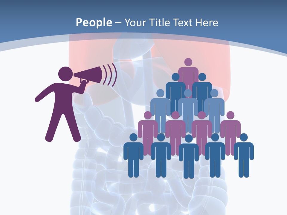A Medical Powerpoint Presentation With A Diagram Of The Lungs PowerPoint Template