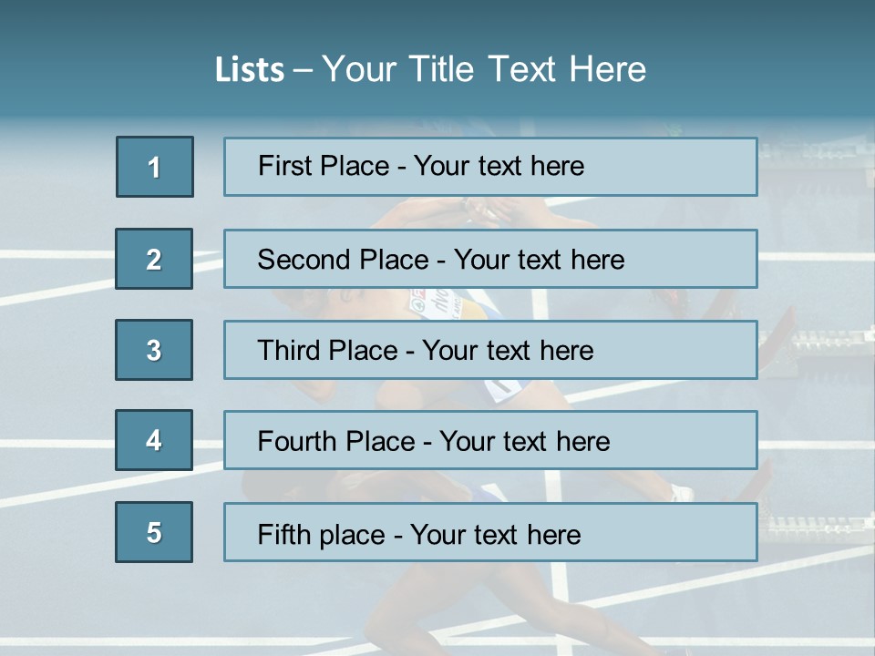 Athlete First Europe PowerPoint Template