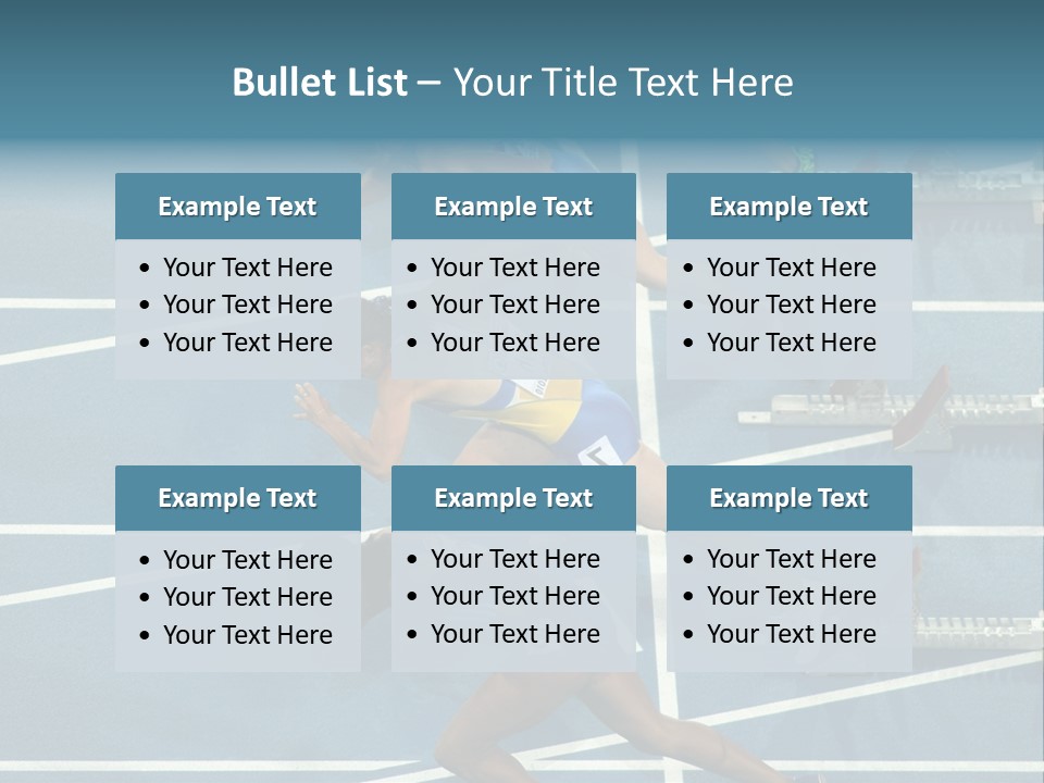 Athlete First Europe PowerPoint Template