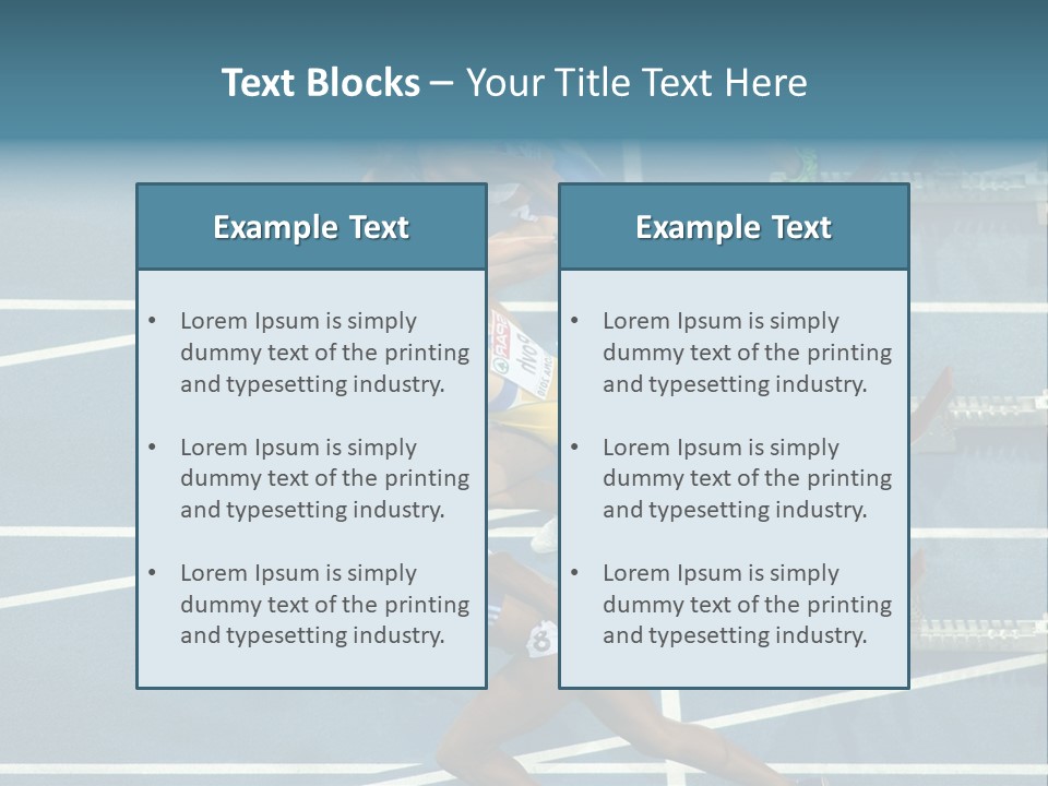 Athlete First Europe PowerPoint Template