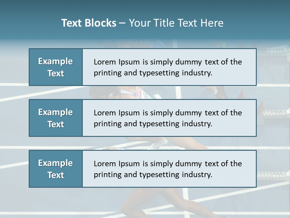 Athlete First Europe PowerPoint Template