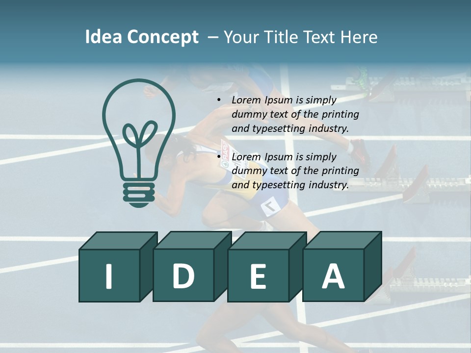 Athlete First Europe PowerPoint Template