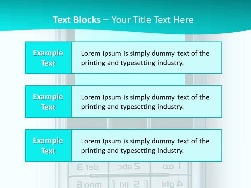 A Cell Phone Sitting On Top Of A Table PowerPoint Template
