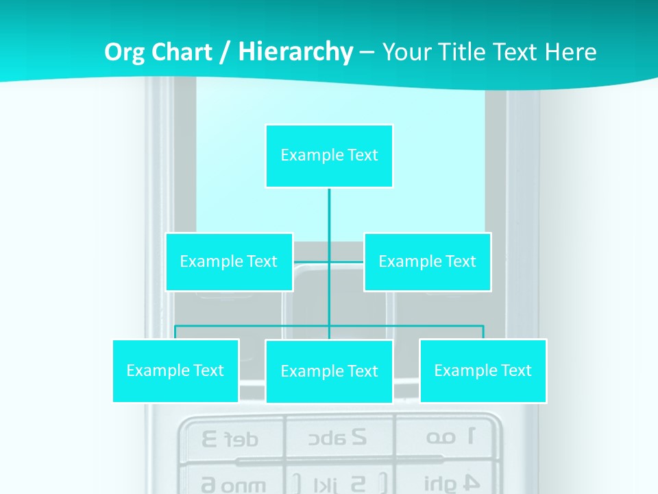 A Cell Phone Sitting On Top Of A Table PowerPoint Template