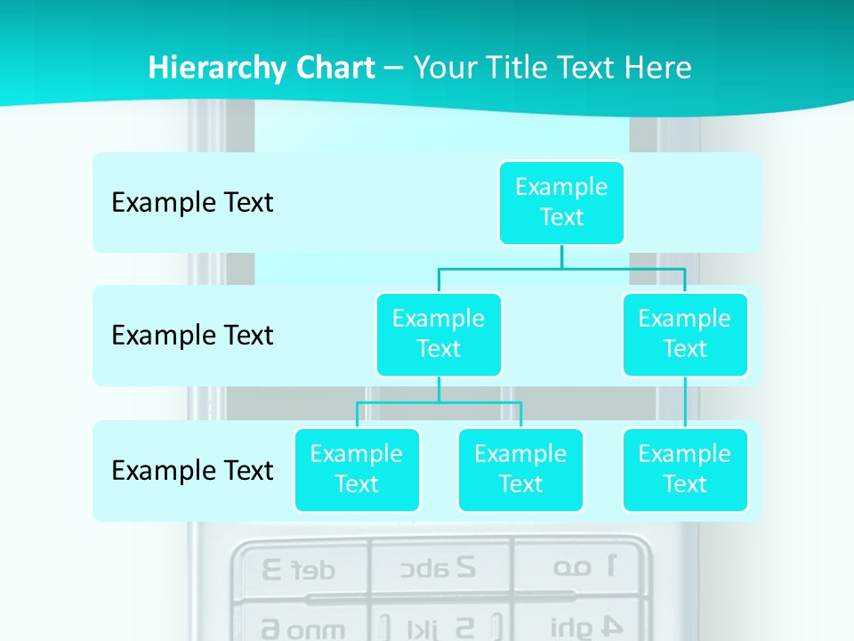 A Cell Phone Sitting On Top Of A Table PowerPoint Template