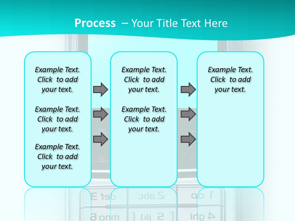 A Cell Phone Sitting On Top Of A Table PowerPoint Template