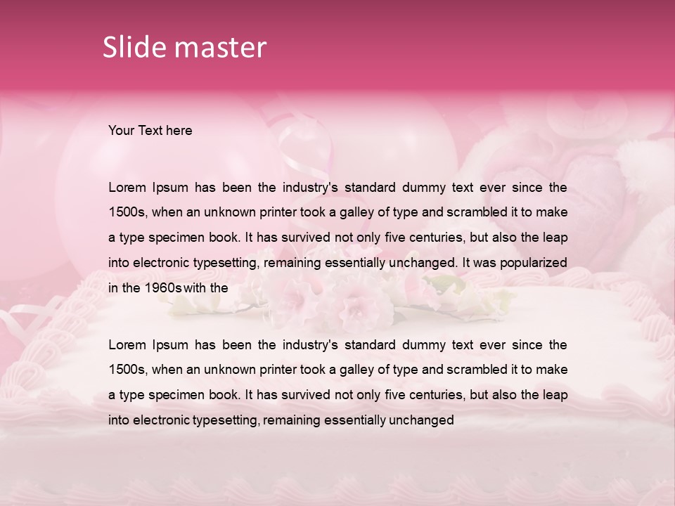 Surprise Bakery Tasty PowerPoint Template