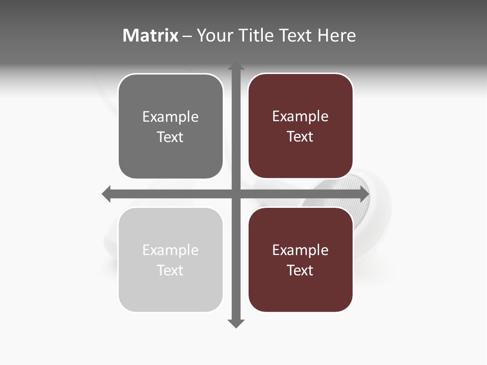 Song White Audio PowerPoint Template