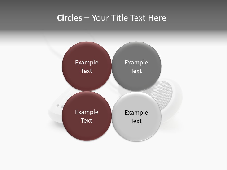 Song White Audio PowerPoint Template