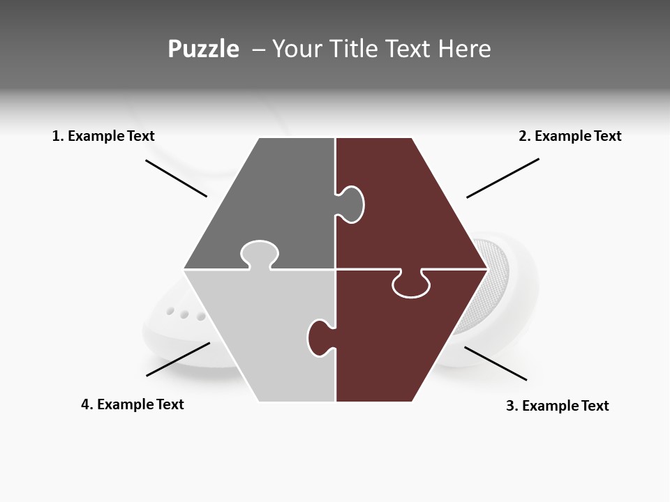 Song White Audio PowerPoint Template