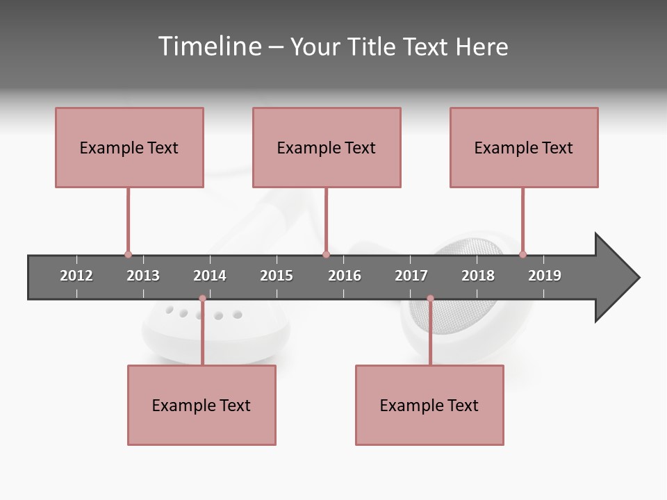 Song White Audio PowerPoint Template