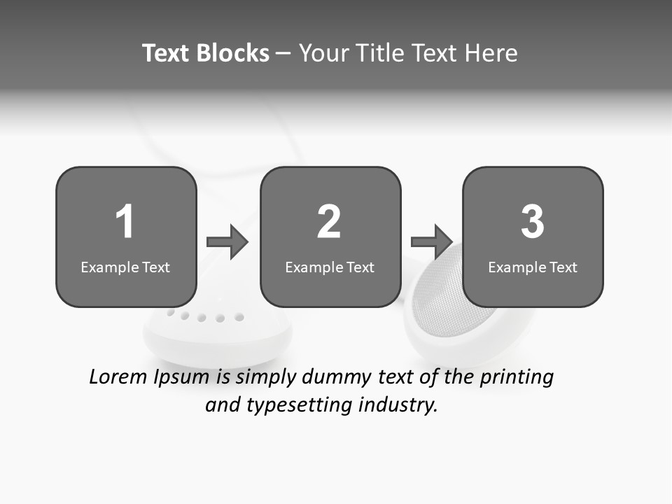 Song White Audio PowerPoint Template