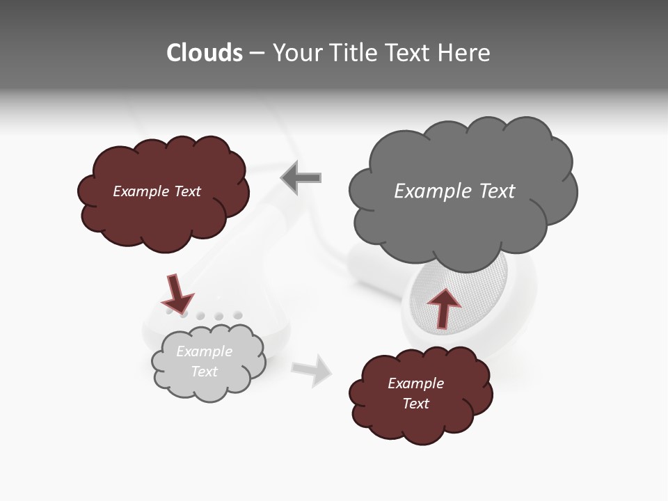 Song White Audio PowerPoint Template