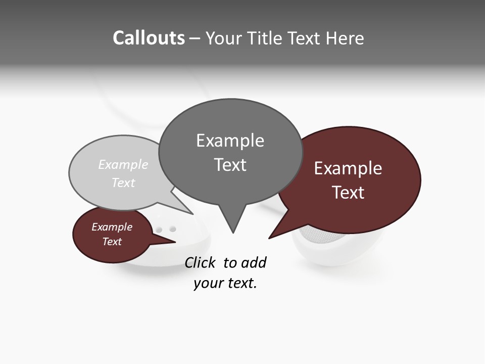 Song White Audio PowerPoint Template