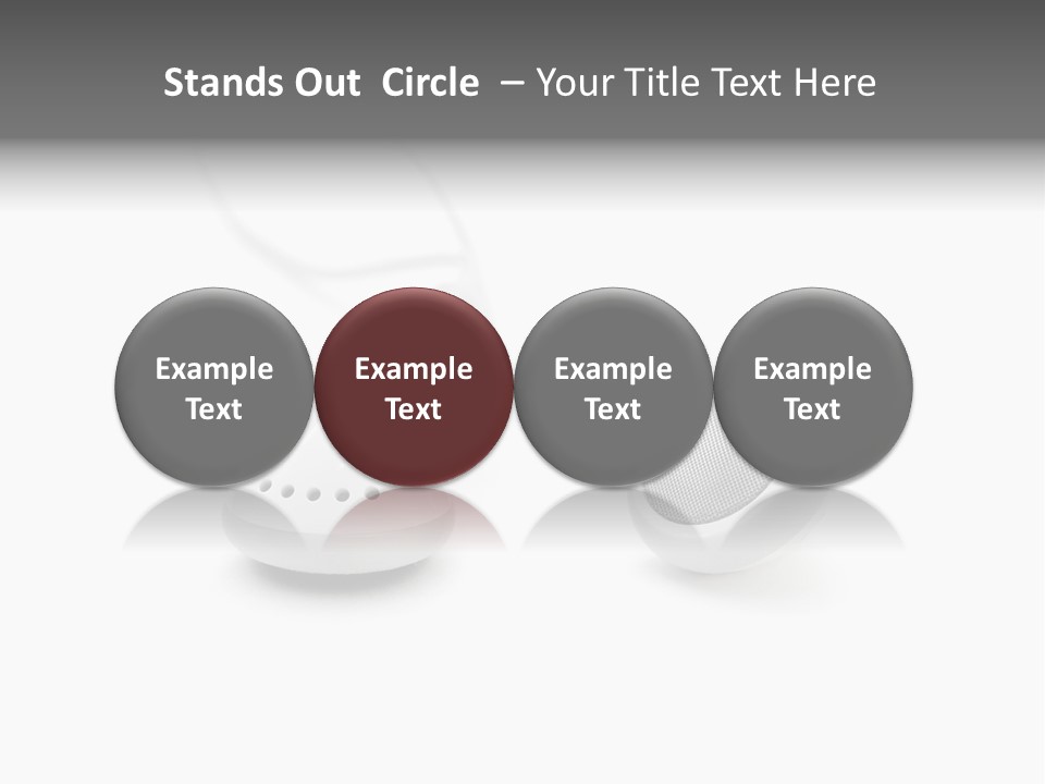 Song White Audio PowerPoint Template