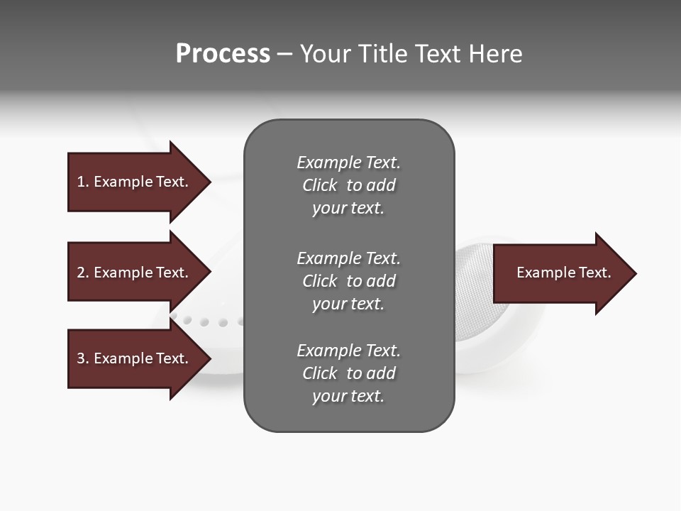 Song White Audio PowerPoint Template