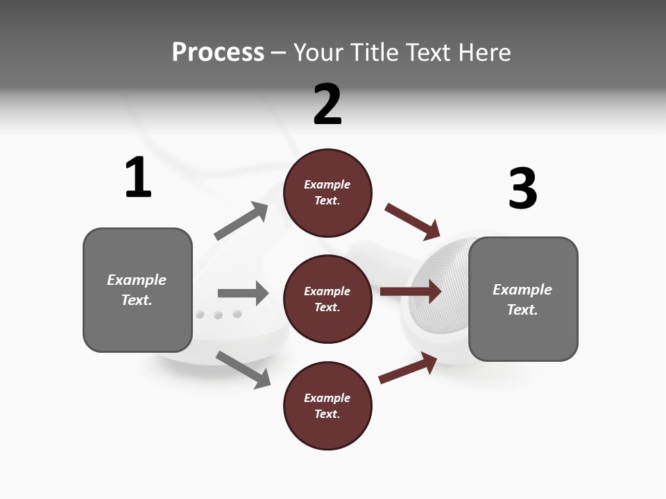 Song White Audio PowerPoint Template