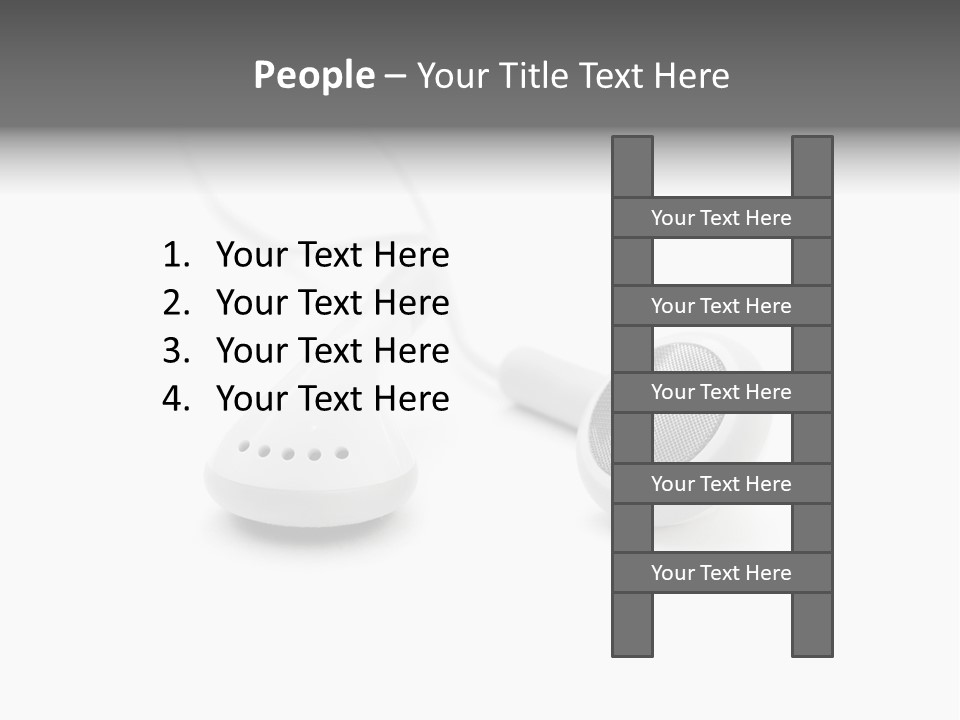 Song White Audio PowerPoint Template