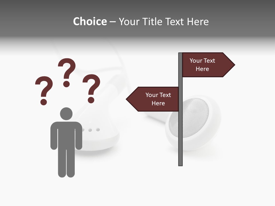 Song White Audio PowerPoint Template