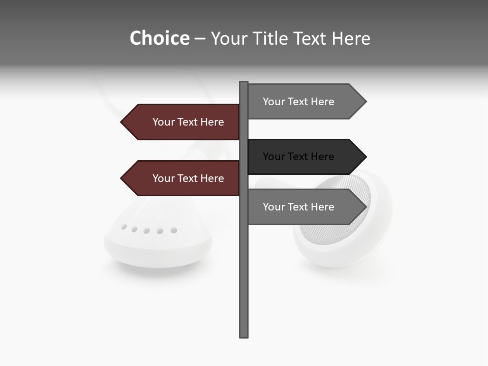 Song White Audio PowerPoint Template