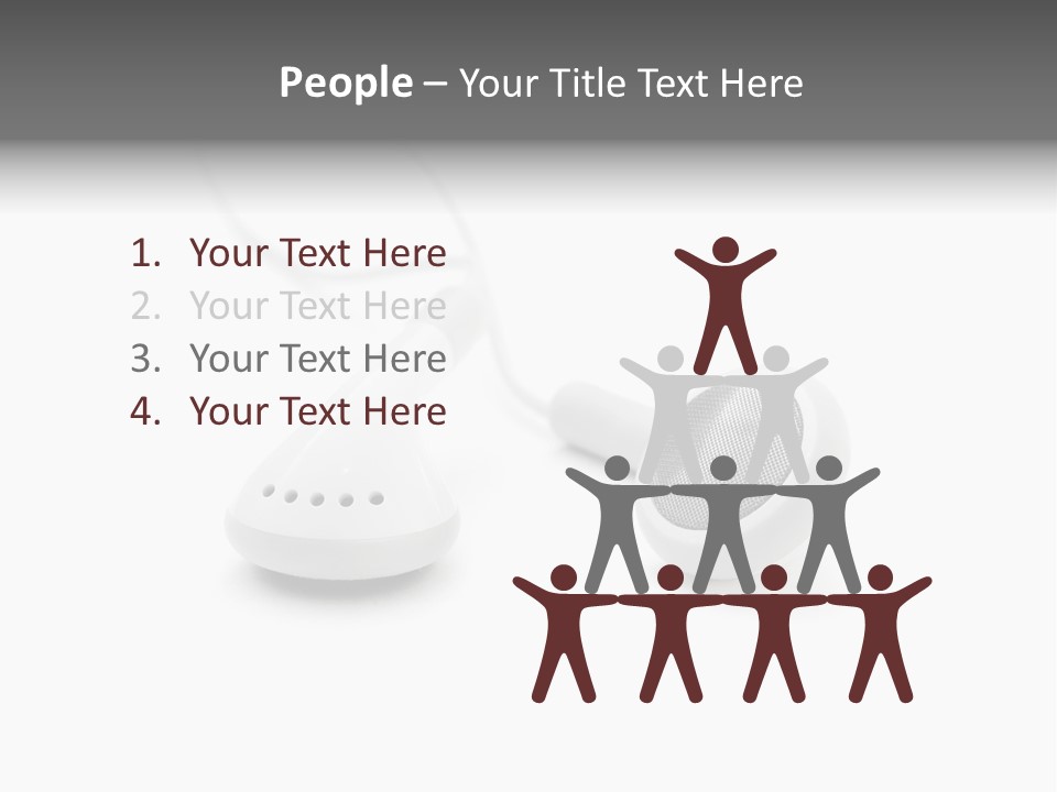 Song White Audio PowerPoint Template