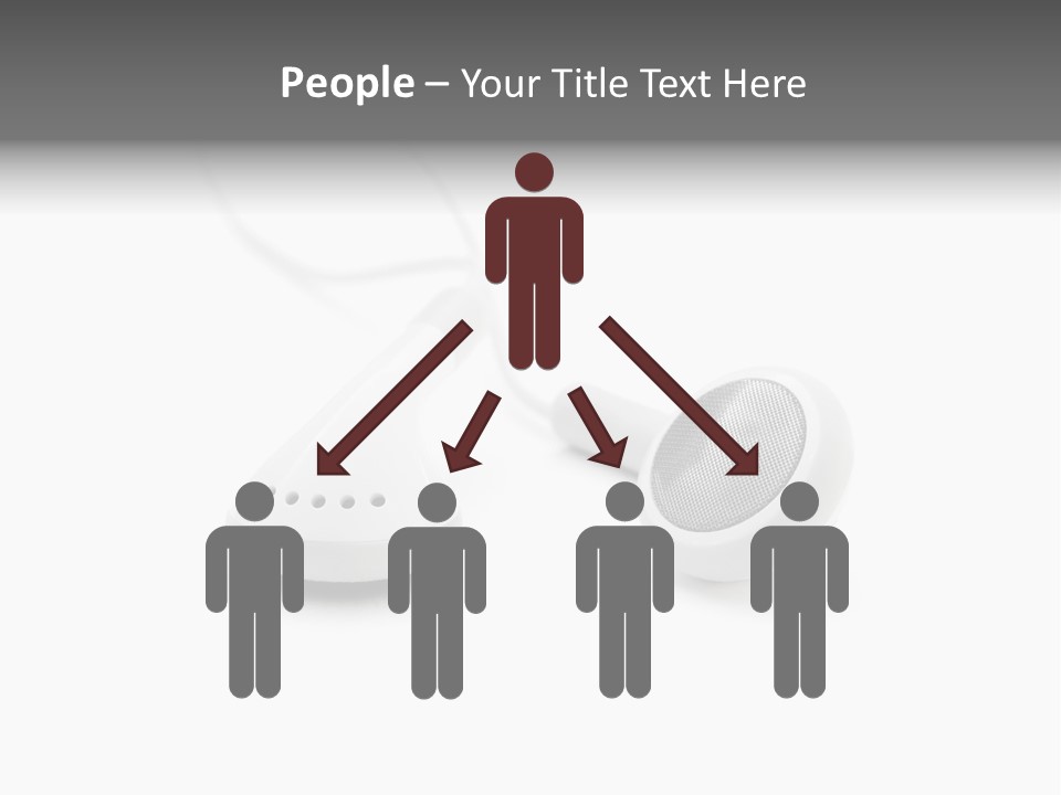 Song White Audio PowerPoint Template