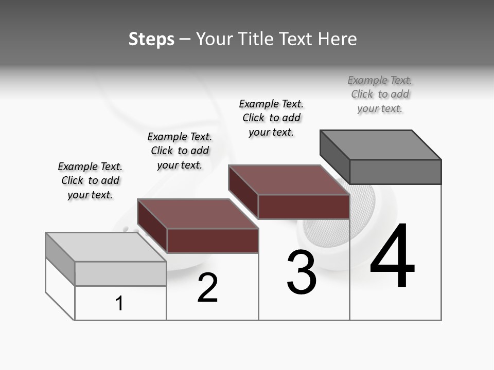 Song White Audio PowerPoint Template
