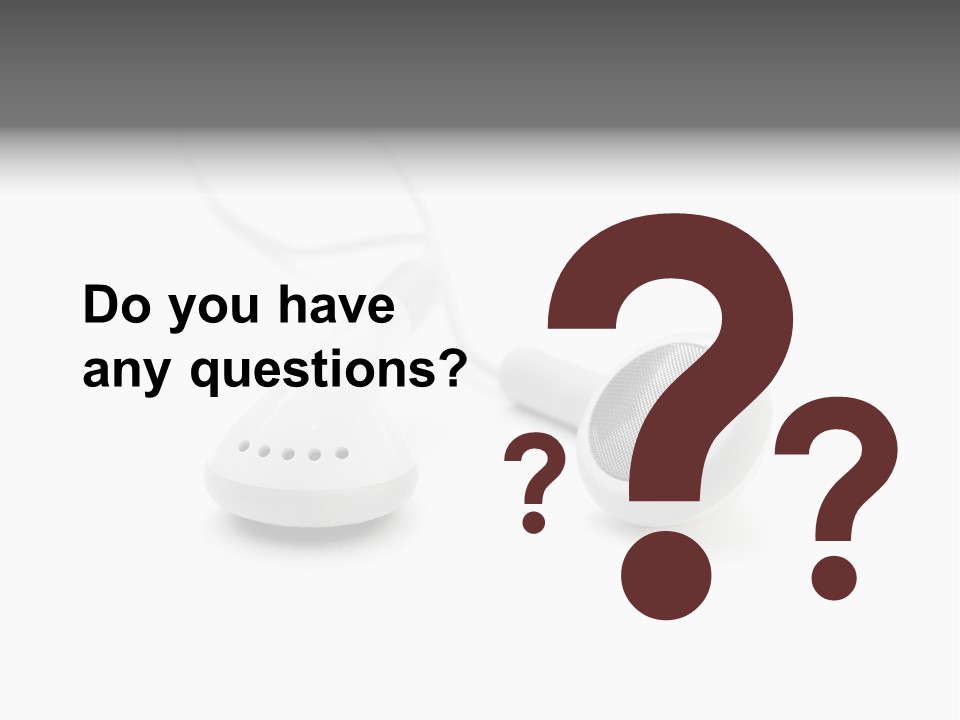 Song White Audio PowerPoint Template