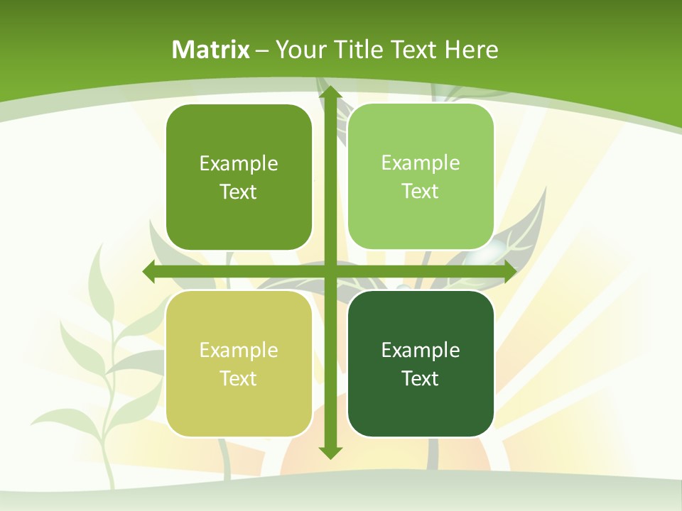Pure Seed Leaf PowerPoint Template