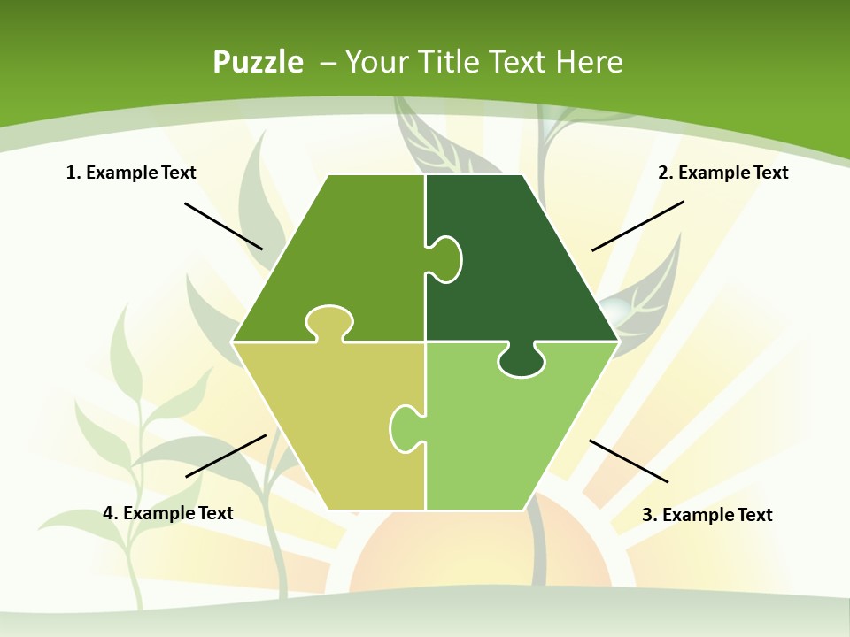 Pure Seed Leaf PowerPoint Template