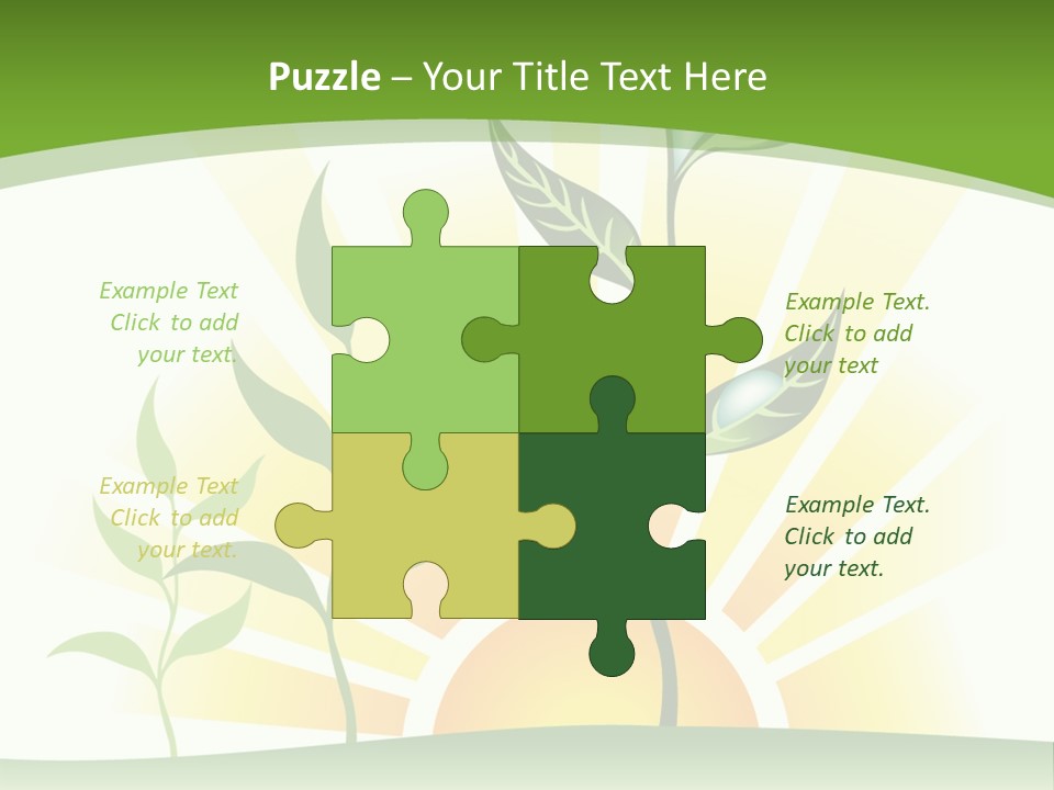 Pure Seed Leaf PowerPoint Template