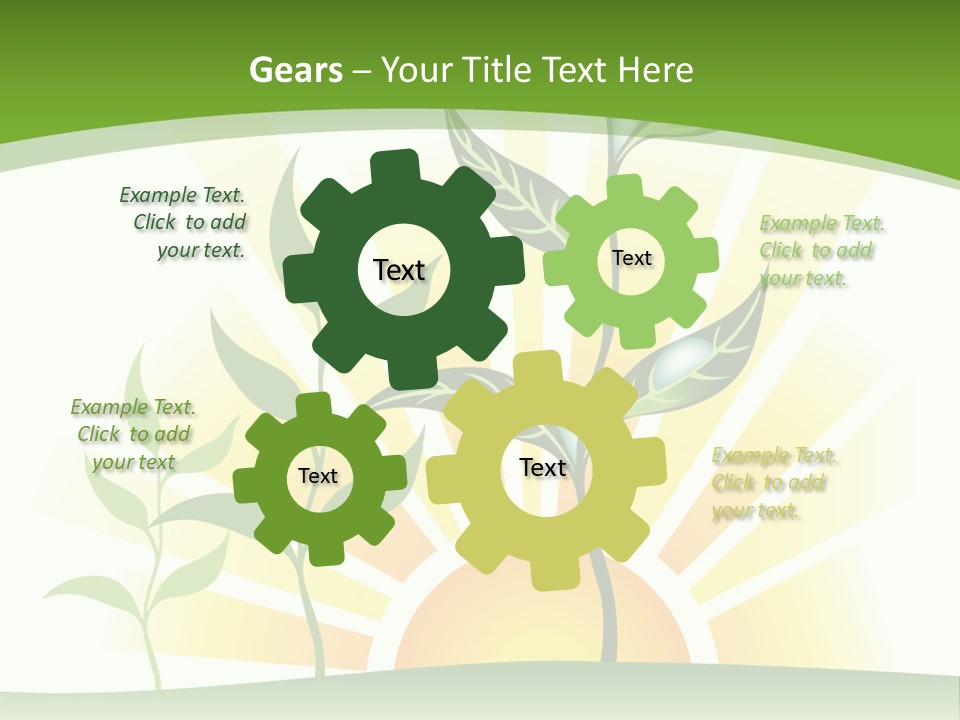 Pure Seed Leaf PowerPoint Template