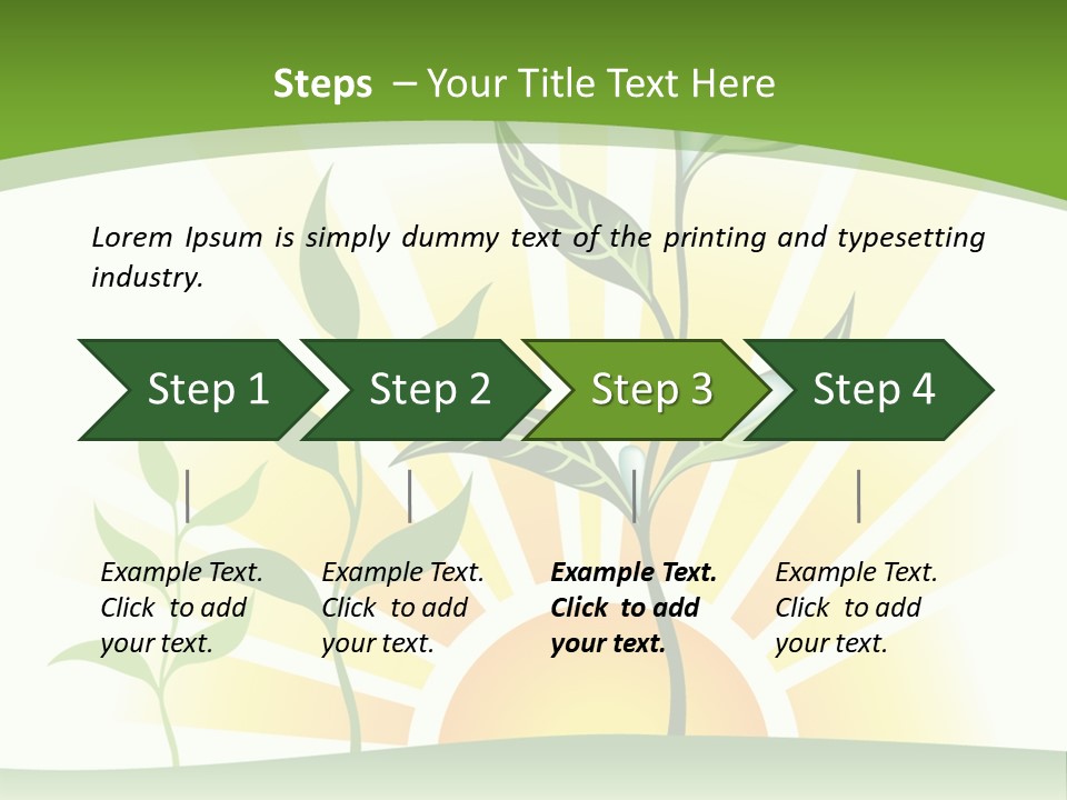 Pure Seed Leaf PowerPoint Template