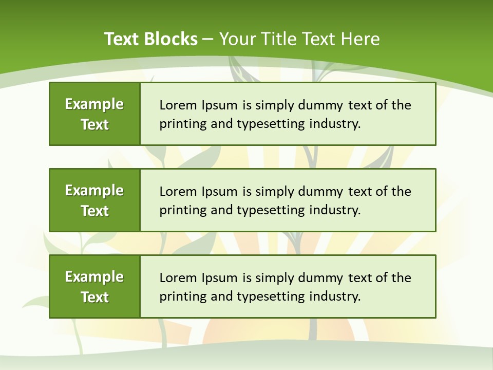 Pure Seed Leaf PowerPoint Template