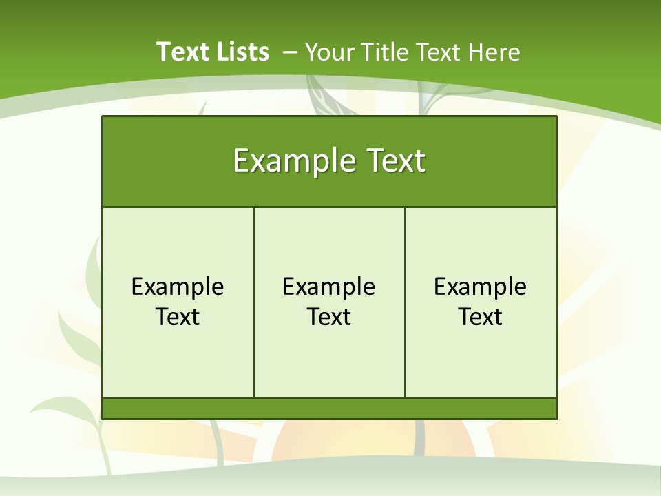 Pure Seed Leaf PowerPoint Template